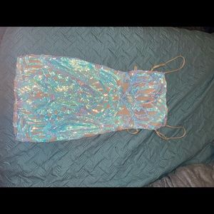 Lucy in the sky mini dress